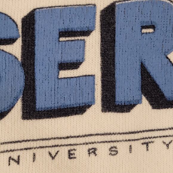 Vintage 80s Kayser University Sweatshirt Womens M 20x20 Boxy - Picture 14 of 14